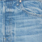 PETITES The Lil' Pipe Dream Button Sneak Jeans-Denim-Uniquities
