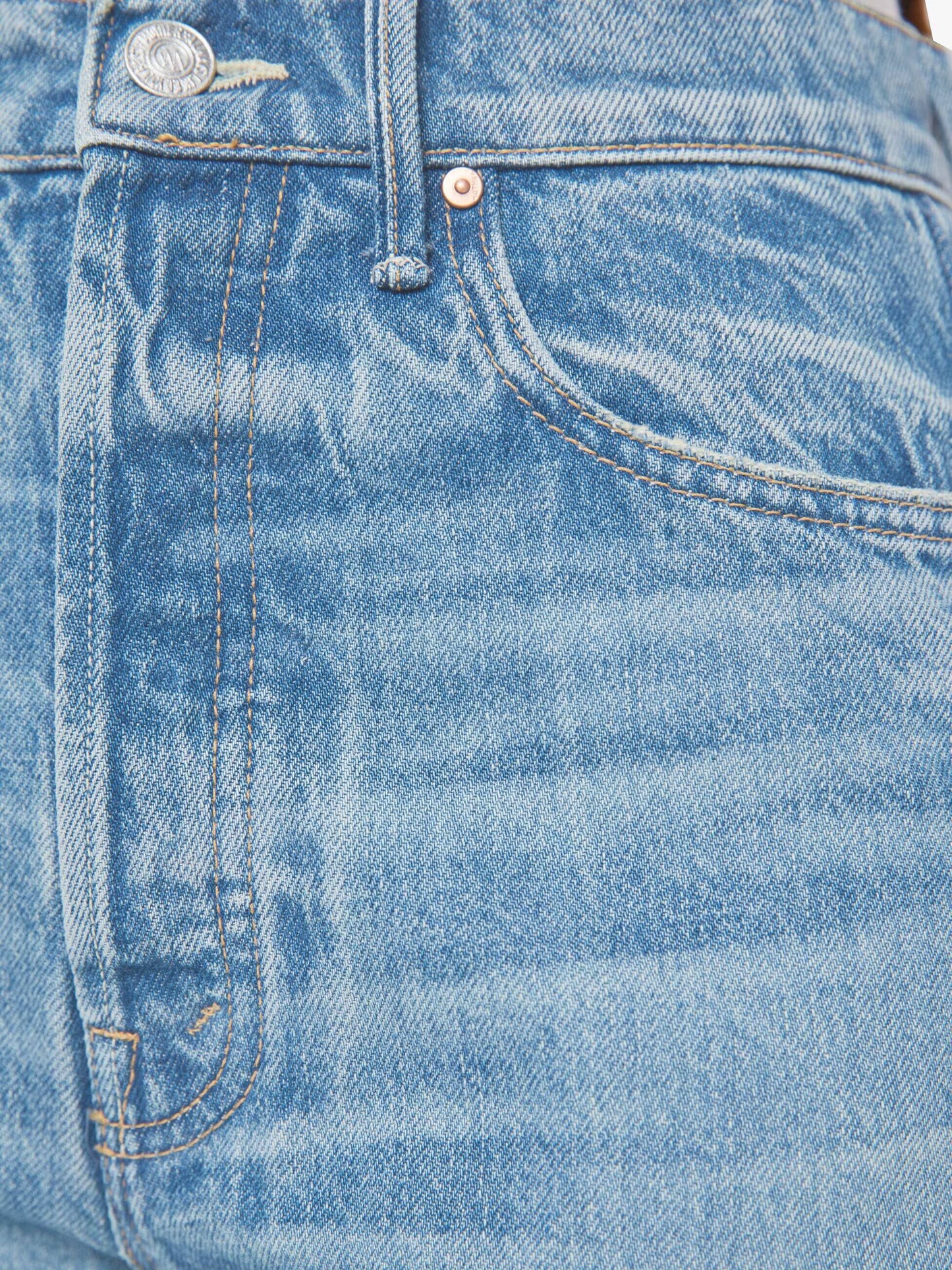PETITES The Lil' Pipe Dream Button Sneak Jeans-Denim-Uniquities