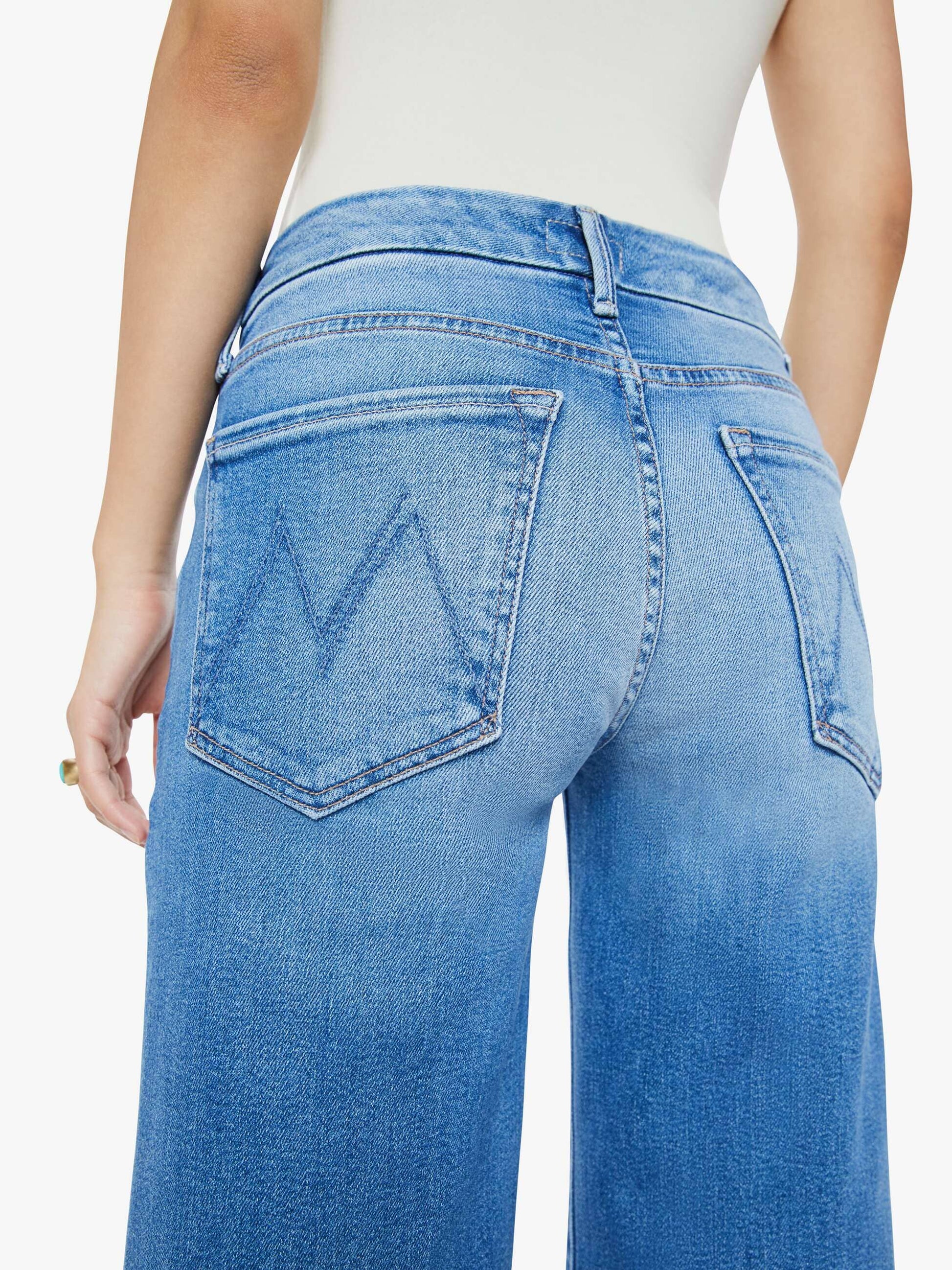 PETITES The Lil' Roller Fray Jeans in Fan Favorite-Denim-Uniquities