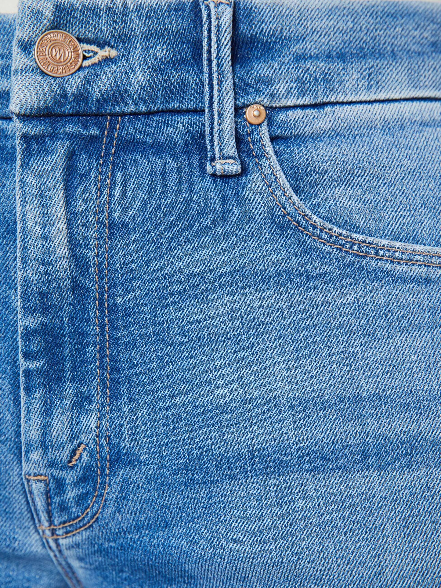 PETITES The Lil' Roller Fray Jeans in Fan Favorite-Denim-Uniquities