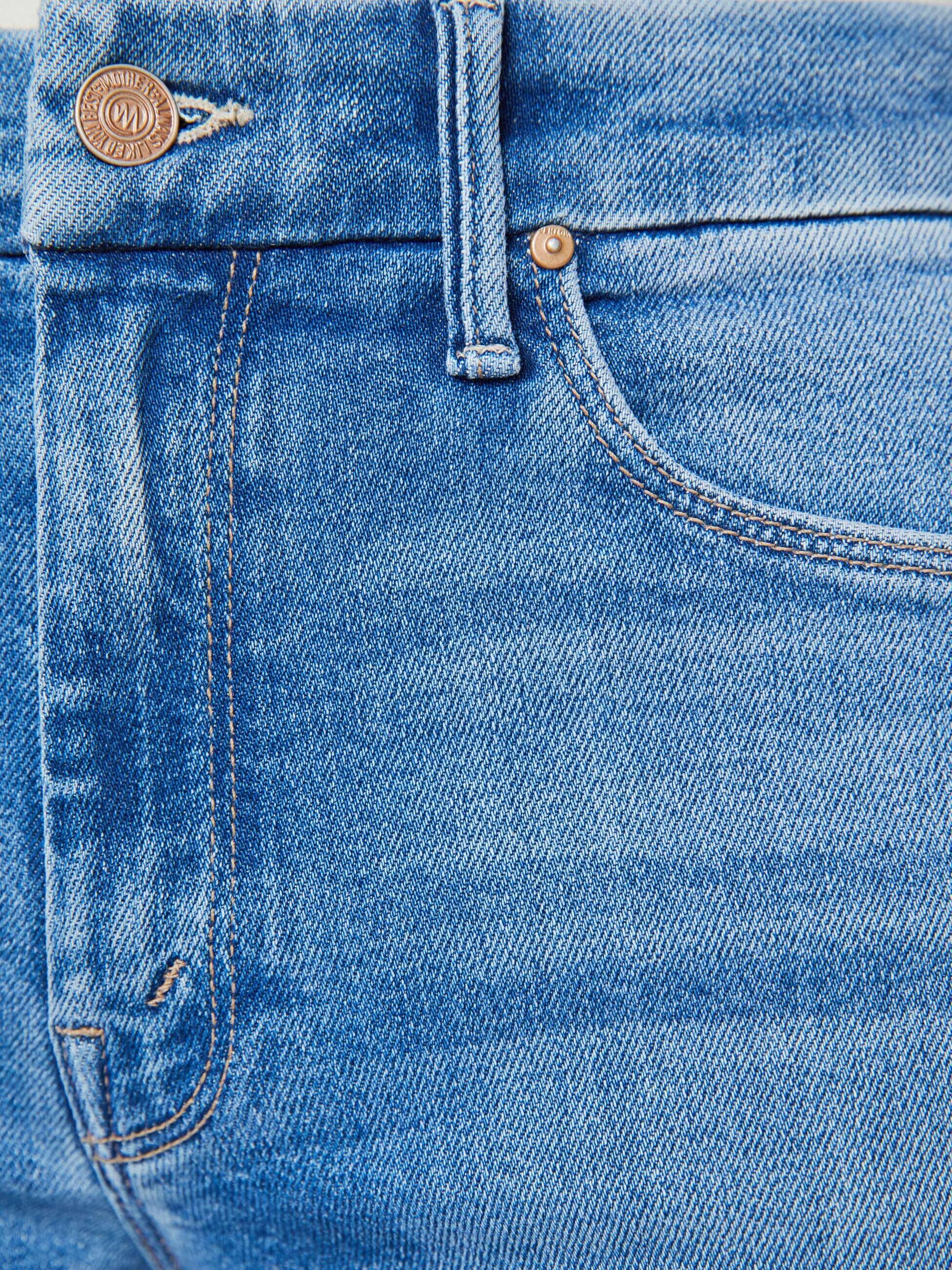 PETITES The Lil' Roller Fray Jeans in Fan Favorite-Denim-Uniquities