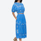 Catharina Embroidered Midi Skirt-Bottoms-Uniquities