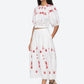 Catharina Embroidered Midi Skirt-Bottoms-Uniquities