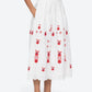 Catharina Embroidered Midi Skirt-Bottoms-Uniquities