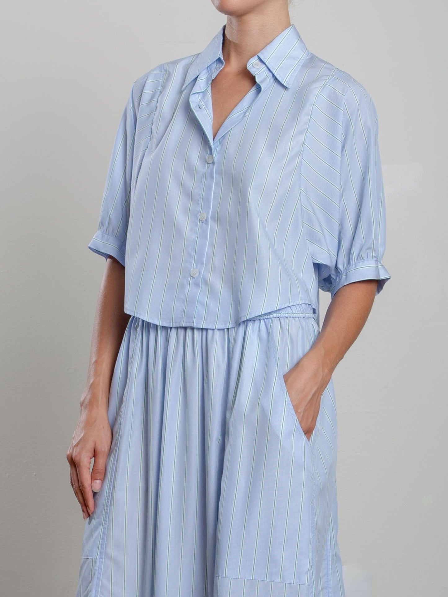 Claude Crop Shirt-Tops/Blouses-Uniquities