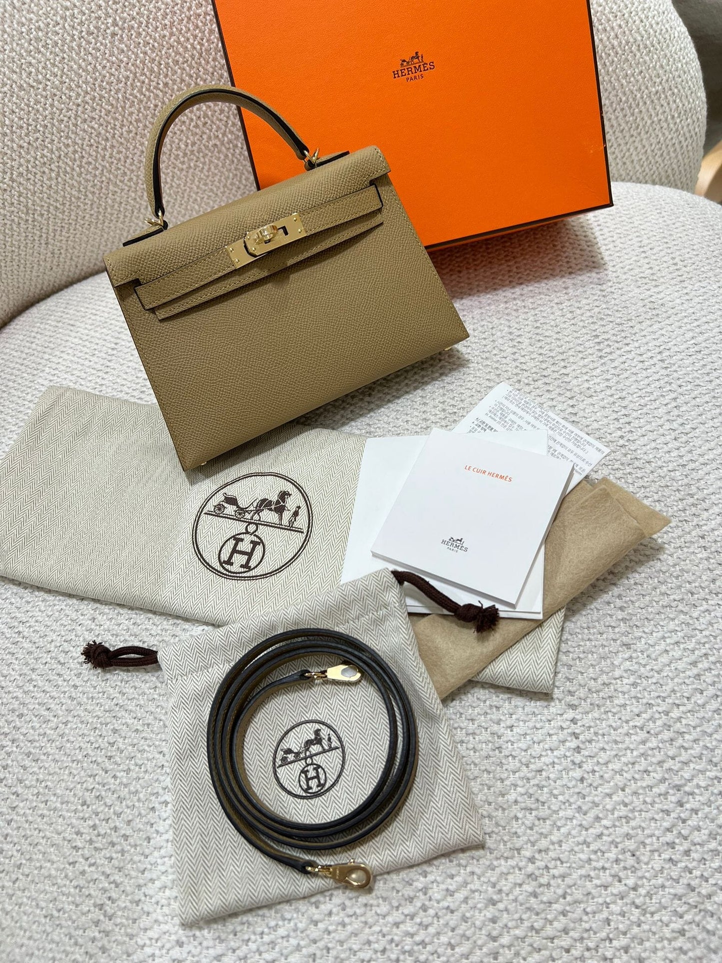 2025 Hermes Mini Kelly II-Accessories-Uniquities