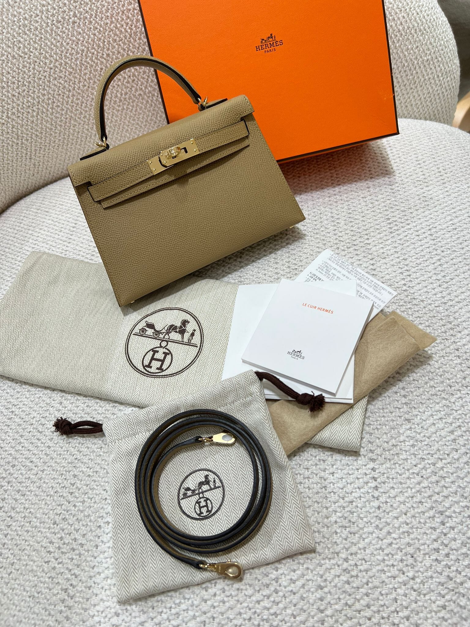 2025 Hermes Mini Kelly II-Accessories-Uniquities