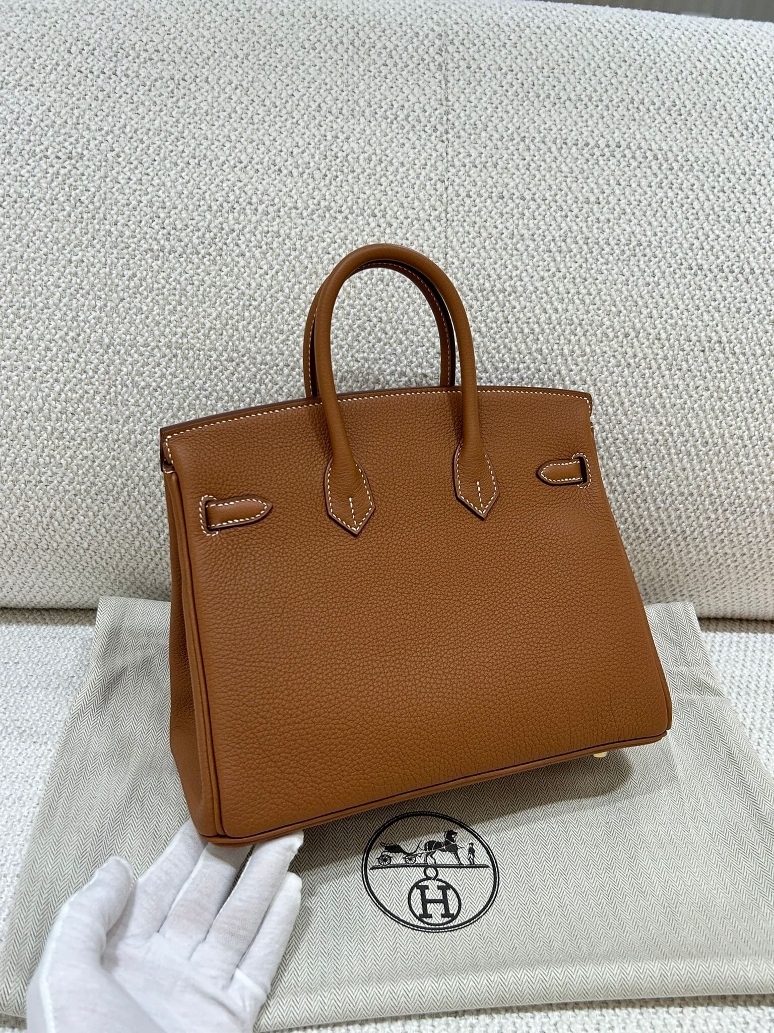 2025 Hermes Togo Birkin 25-Accessories-Uniquities