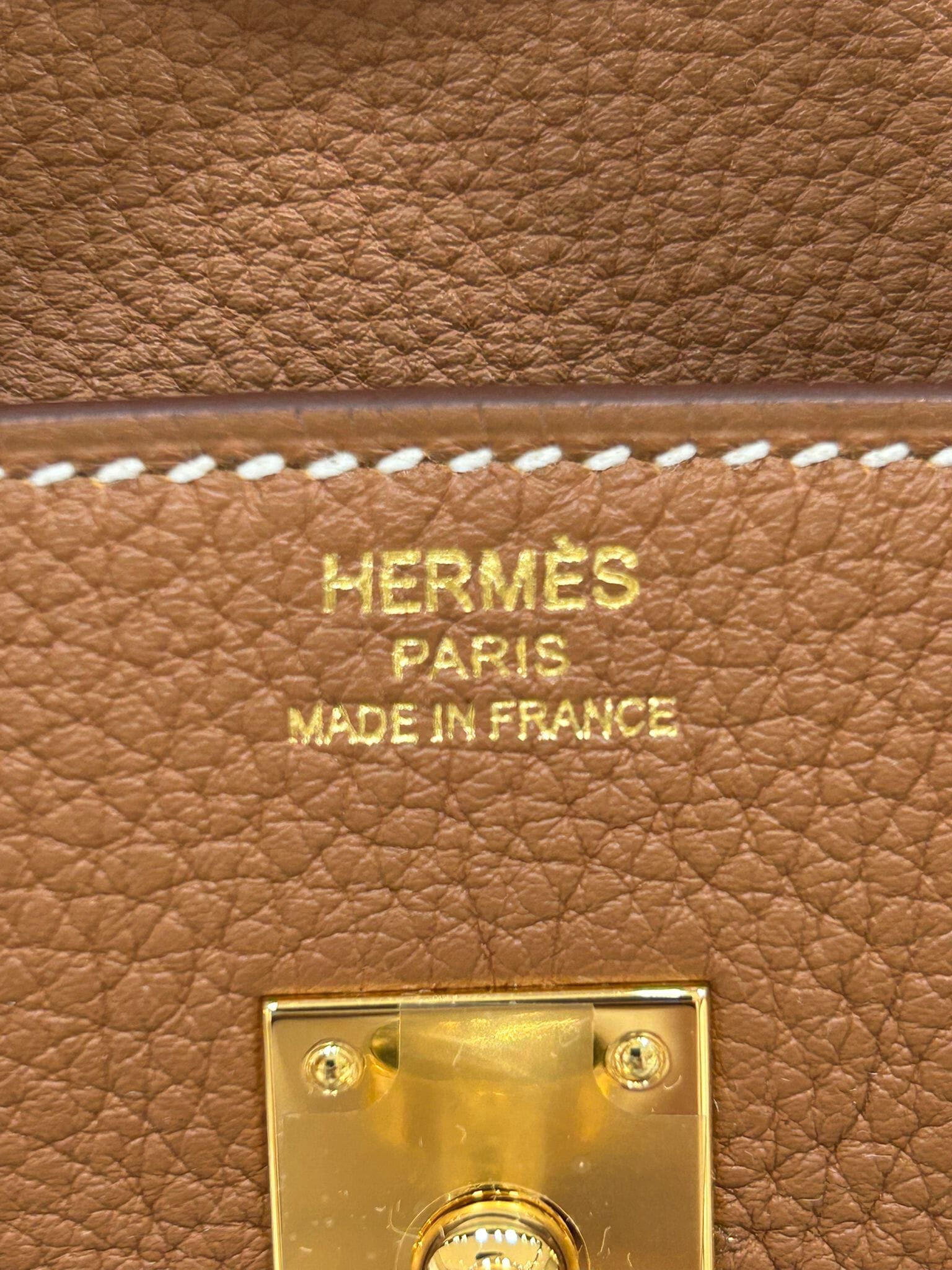 2025 Hermes Togo Birkin 25-Accessories-Uniquities