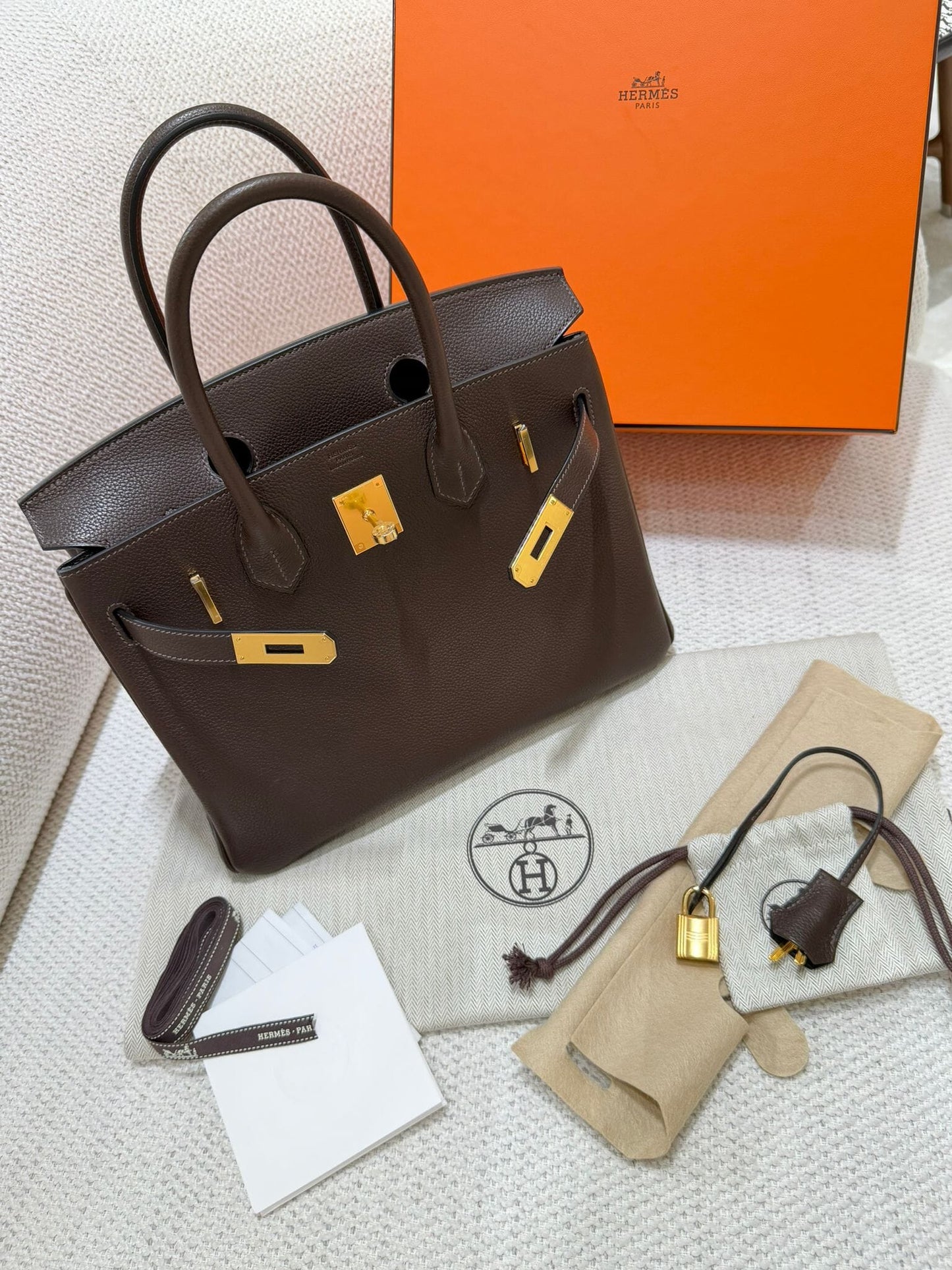 2025 Hermes Barenia Birkin 30-Accessories-Uniquities