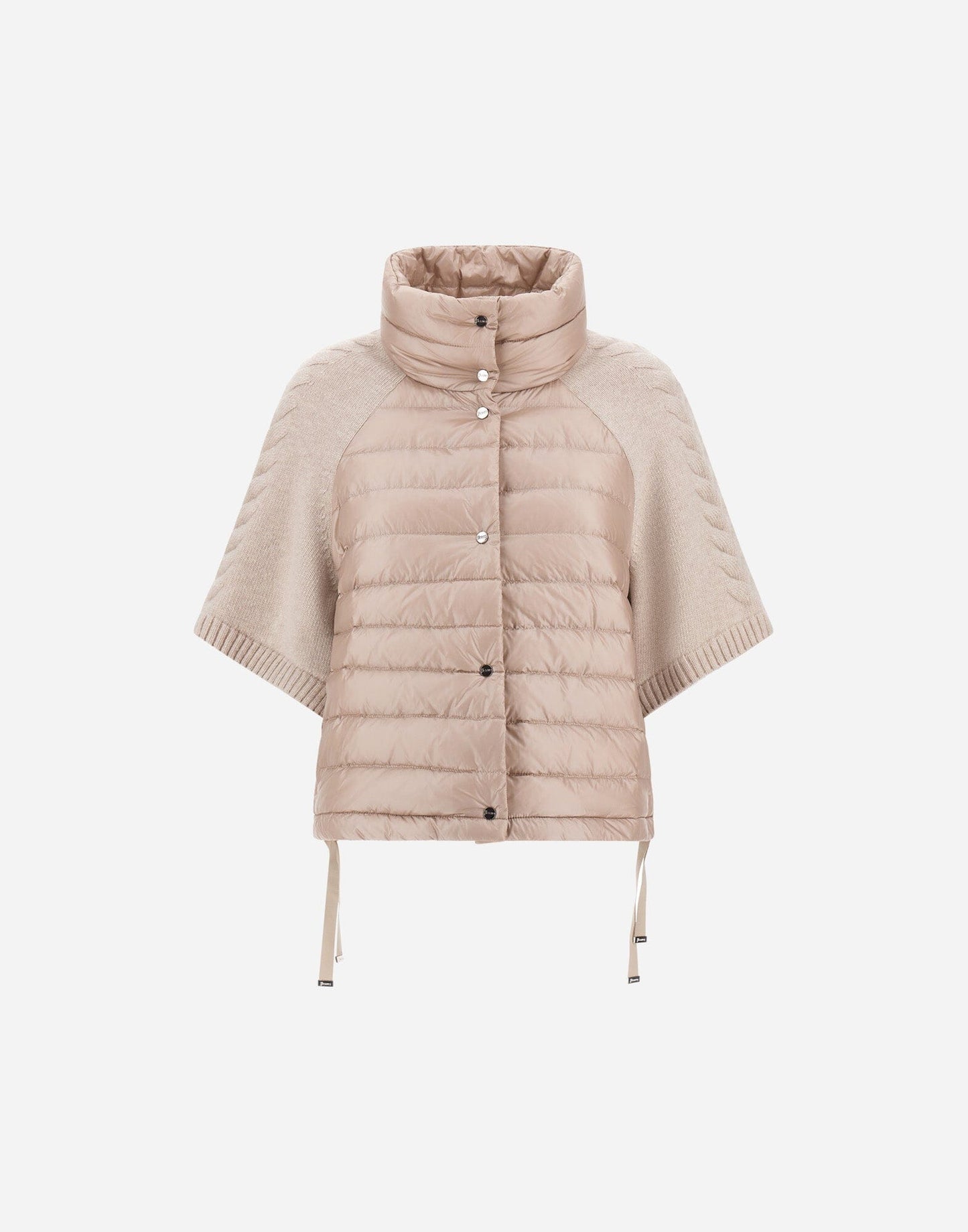 Quilted Jacket with Cap Sleeves-Jackets-Uniquities