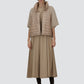 Quilted Jacket with Cap Sleeves-Jackets-Uniquities
