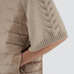 Quilted Jacket with Cap Sleeves-Jackets-Uniquities