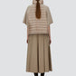 Quilted Jacket with Cap Sleeves-Jackets-Uniquities