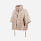 Quilted Jacket with Cap Sleeves-Jackets-Uniquities