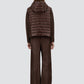 Quilted Hoodie with Braided Sleeve-Jackets-Uniquities
