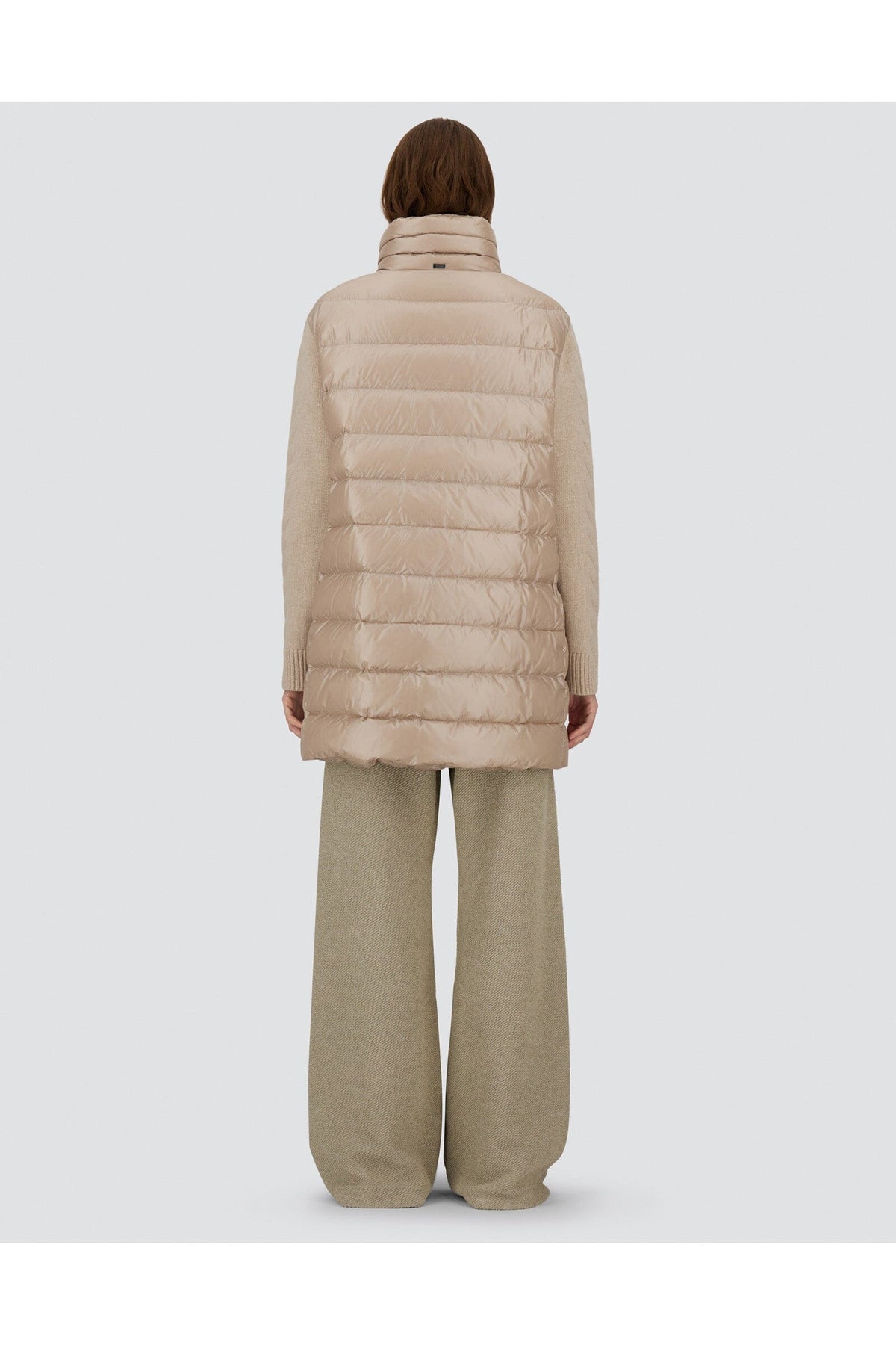 Shiny A-shape Jacket with Braided Sleeves-Jackets-Uniquities