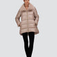 Midthigh Coat Faux Fur Trim-Jackets-Uniquities