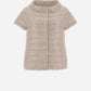 Emilia Cap Sleeve Puffer-Jackets-Uniquities