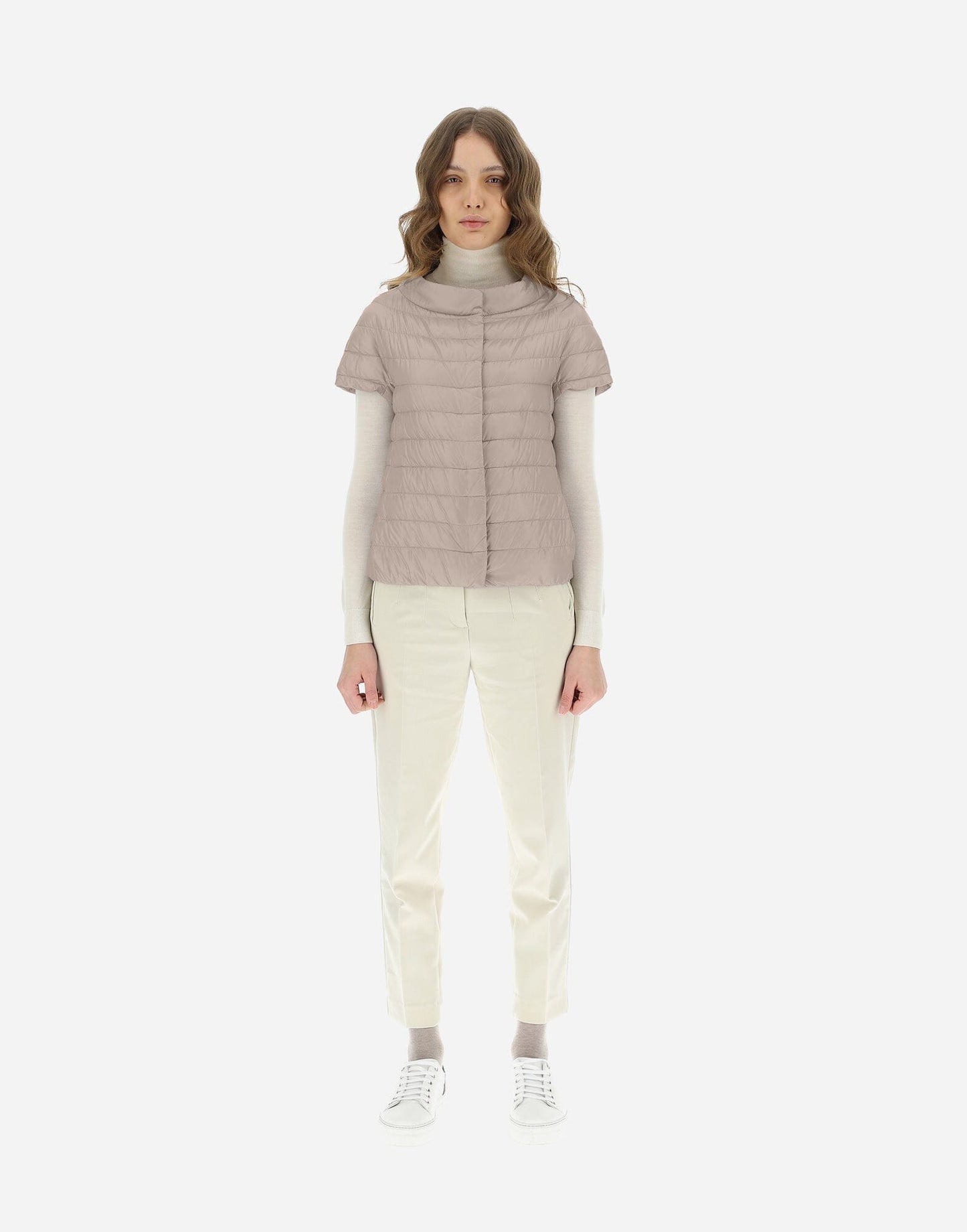 Emilia Cap Sleeve Puffer-Jackets-Uniquities