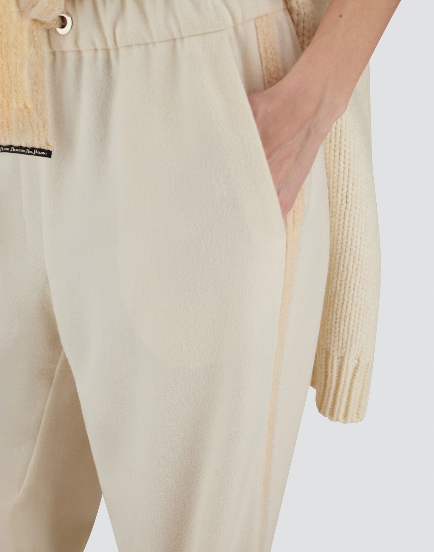 Melange Cashmere-feel Pant-Lounge-Uniquities