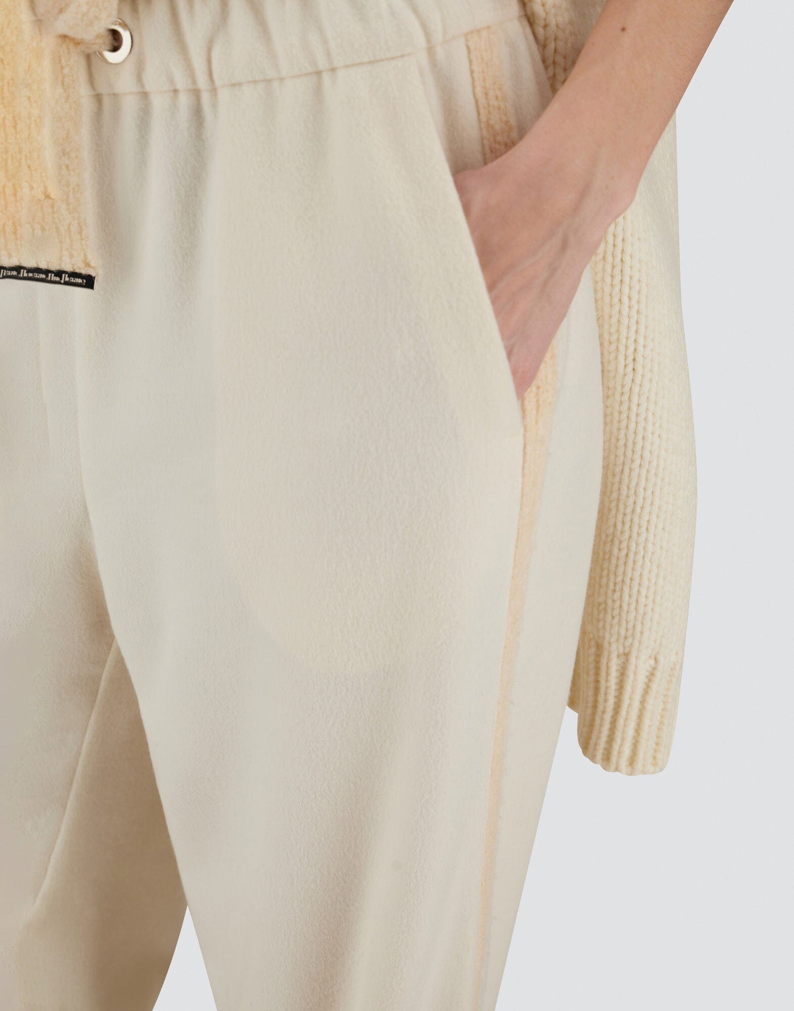 Melange Cashmere-feel Pant-Lounge-Uniquities