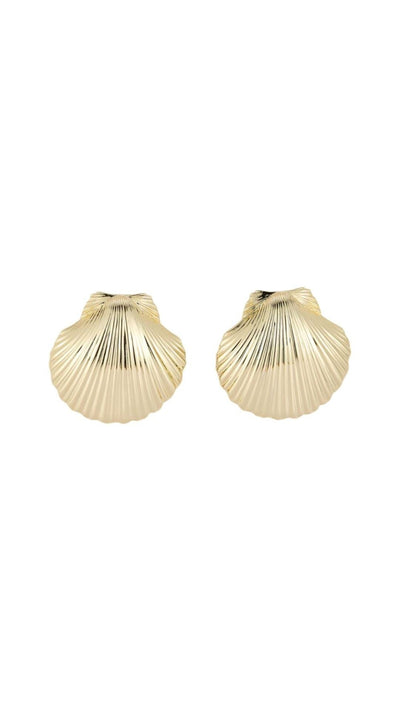 Anisah Shell Studs-Jewelry-Uniquities