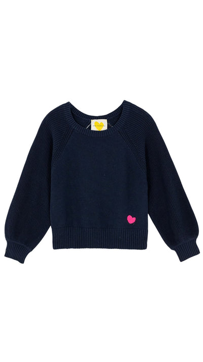 Puff Sleeve Pullover Sweater-Sweaters-Uniquities
