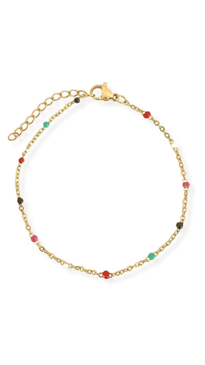 Gwen Enamel Beaded Bracelet-Jewelry-Uniquities