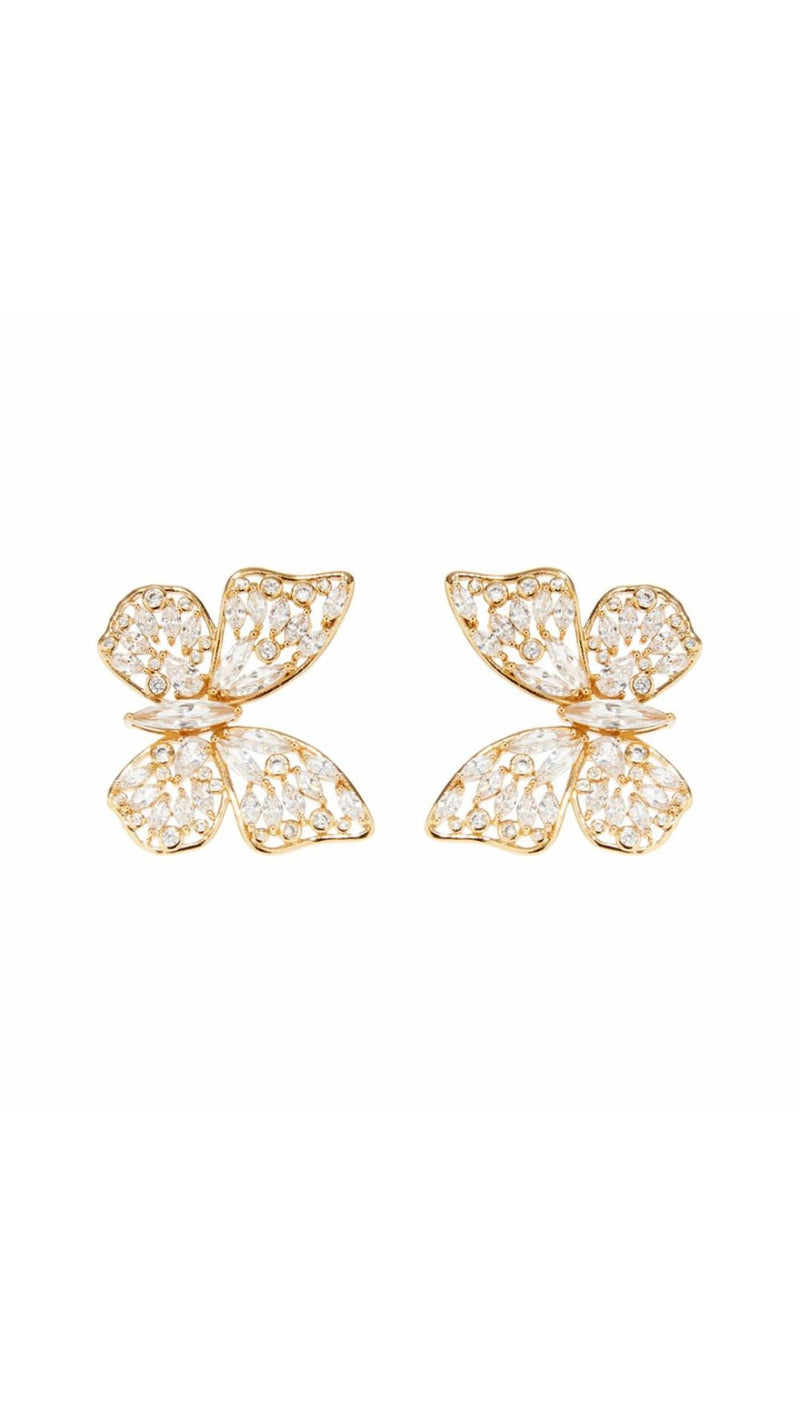 Ingrid Crystal Butterfly Studs-Jewelry-Uniquities
