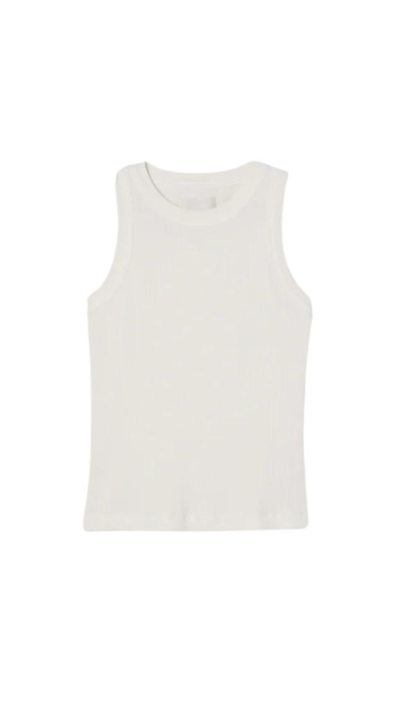 Isabel Rib Tank-Tops/Blouses-Uniquities