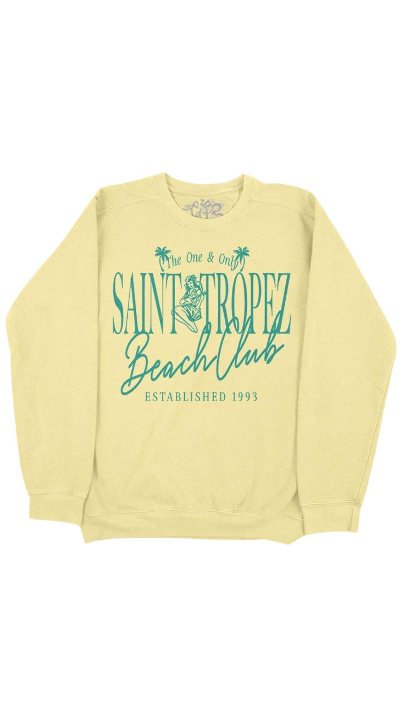 St Tropez Beach Club Sweatshirt-Lounge-Uniquities