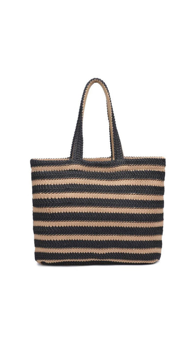 Ophelia Striped Tote-Accessories-Uniquities
