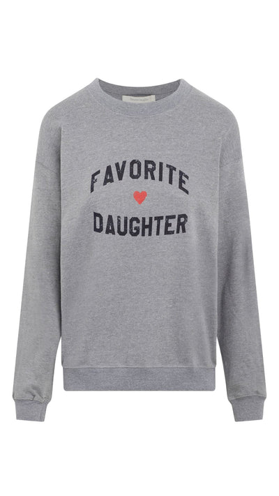 Favorite Daughter Heart Logo Sweatshirt-Lounge-Uniquities