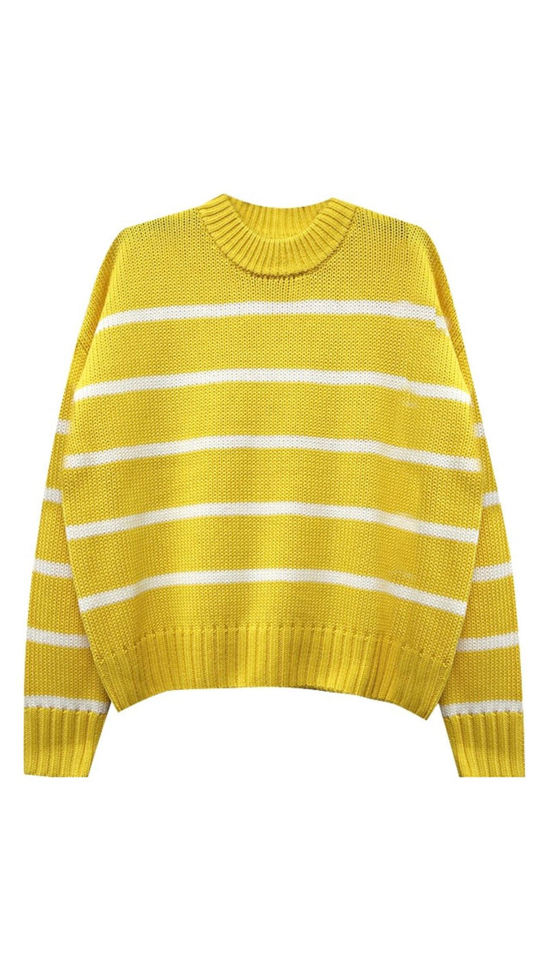 Stripe Sweater-Sweaters-Uniquities