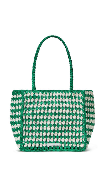 Missy Crochet Two Tone Tote Bag-Accessories-Uniquities