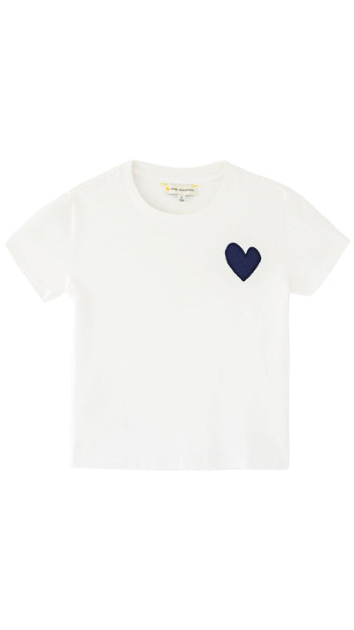 Suke Tee Contrast Imperfect Heart-Tee Shirts-Uniquities