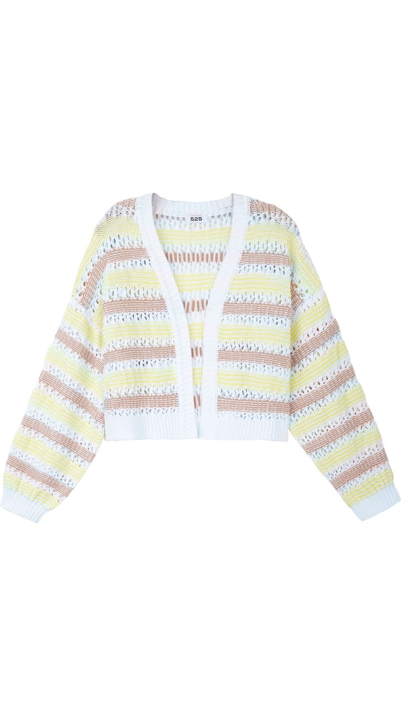 Zoe Open Stitch Cardi-Sweaters-Uniquities