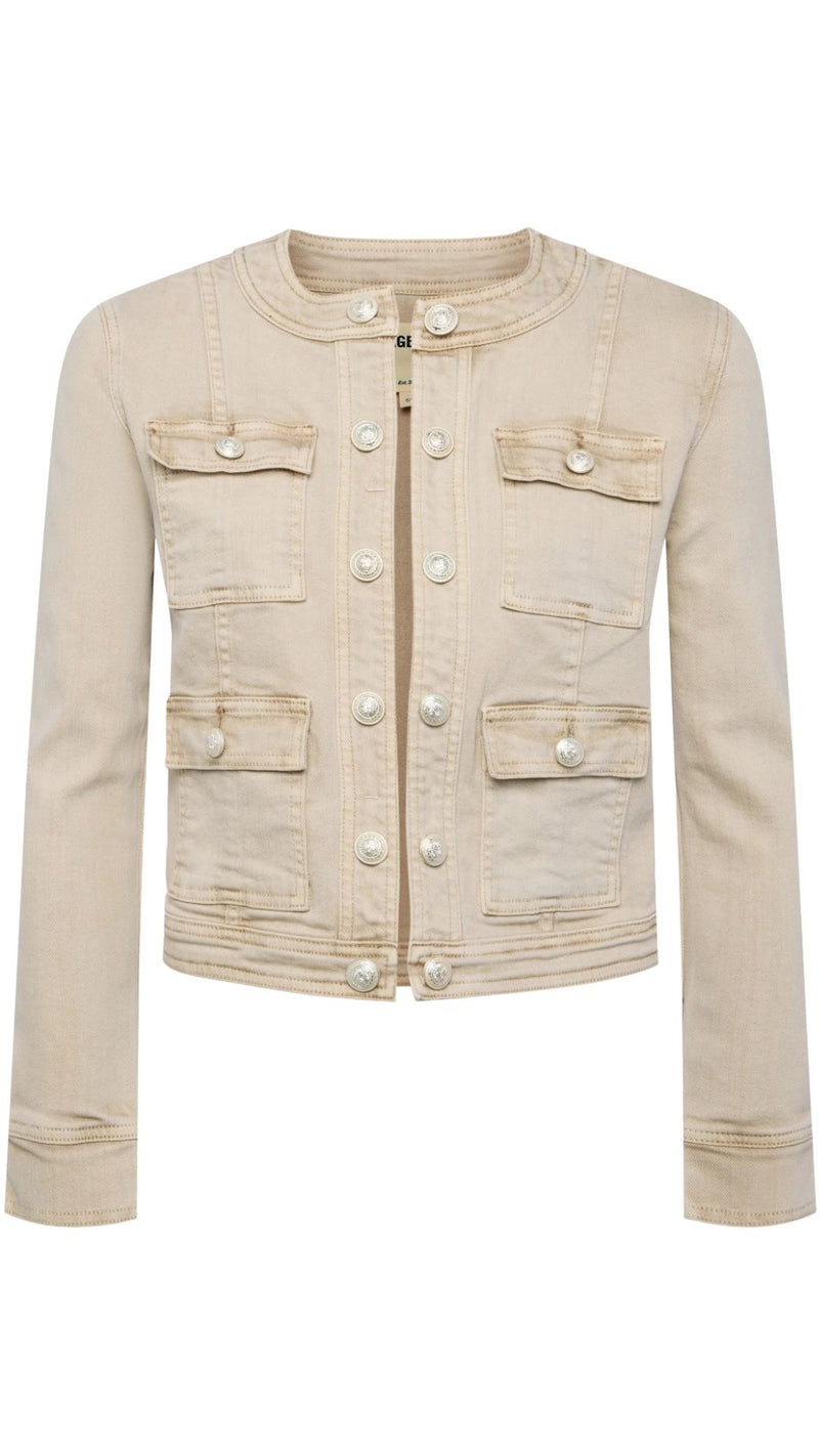 Yari Collarless Jacket-Jackets-Uniquities