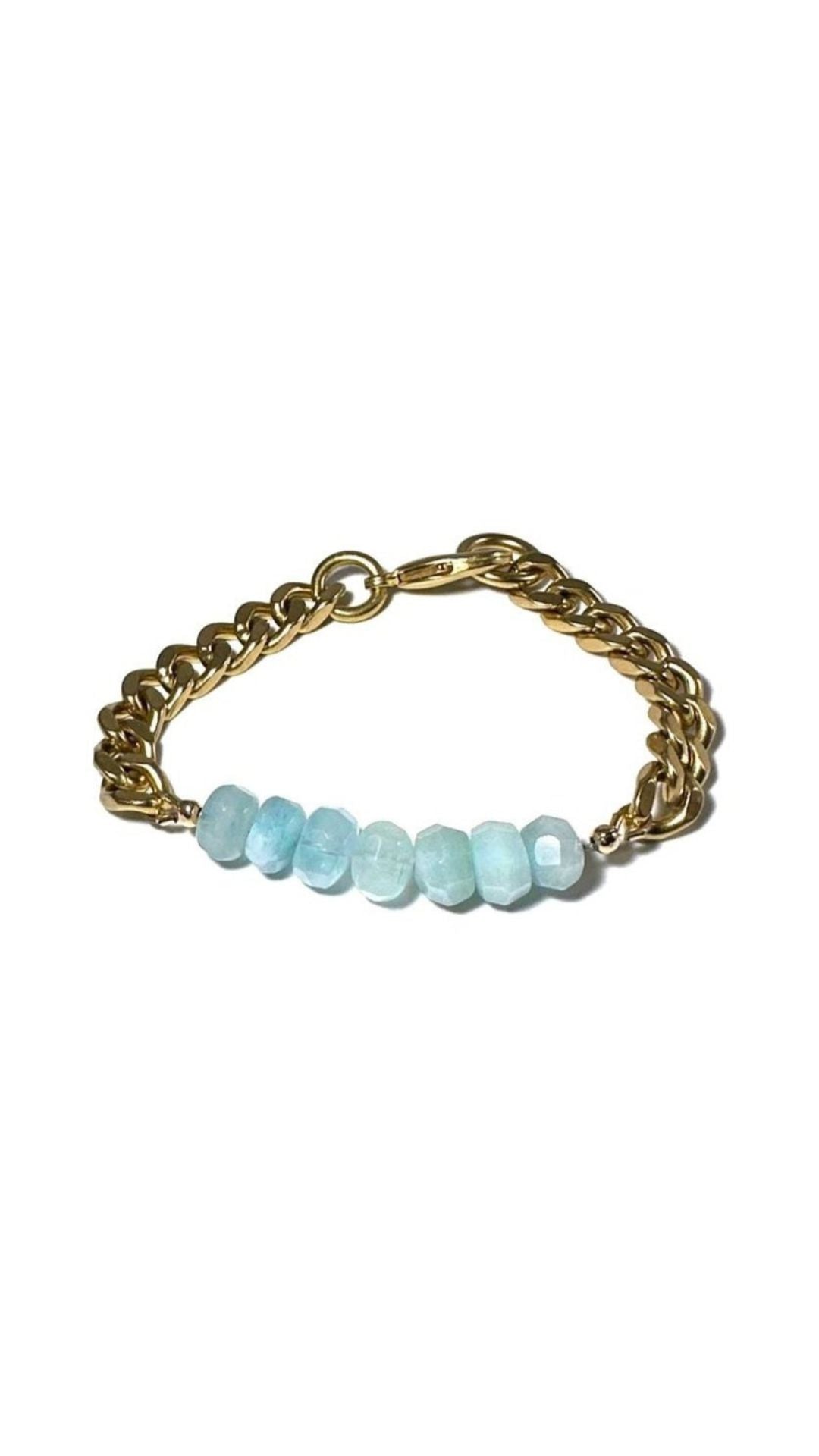 Remix Aquamarine Bracelet-Jewelry-Uniquities
