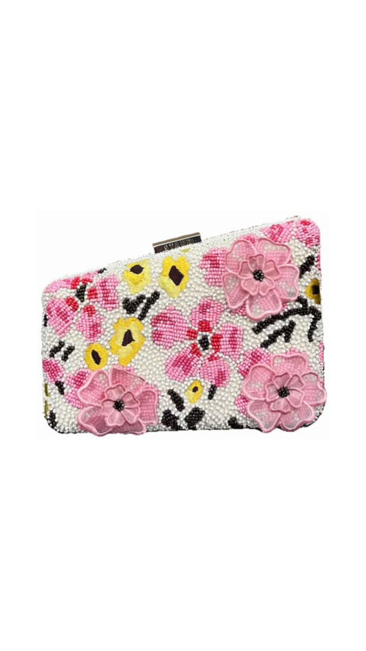 Carmella Beaded Clutch-Accessories-Uniquities