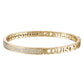 Pave Diamond Mantra Bangle-Jewelry-Uniquities