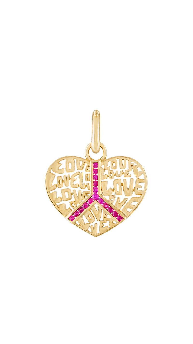 Peace & Love Pendant-Jewelry-Uniquities