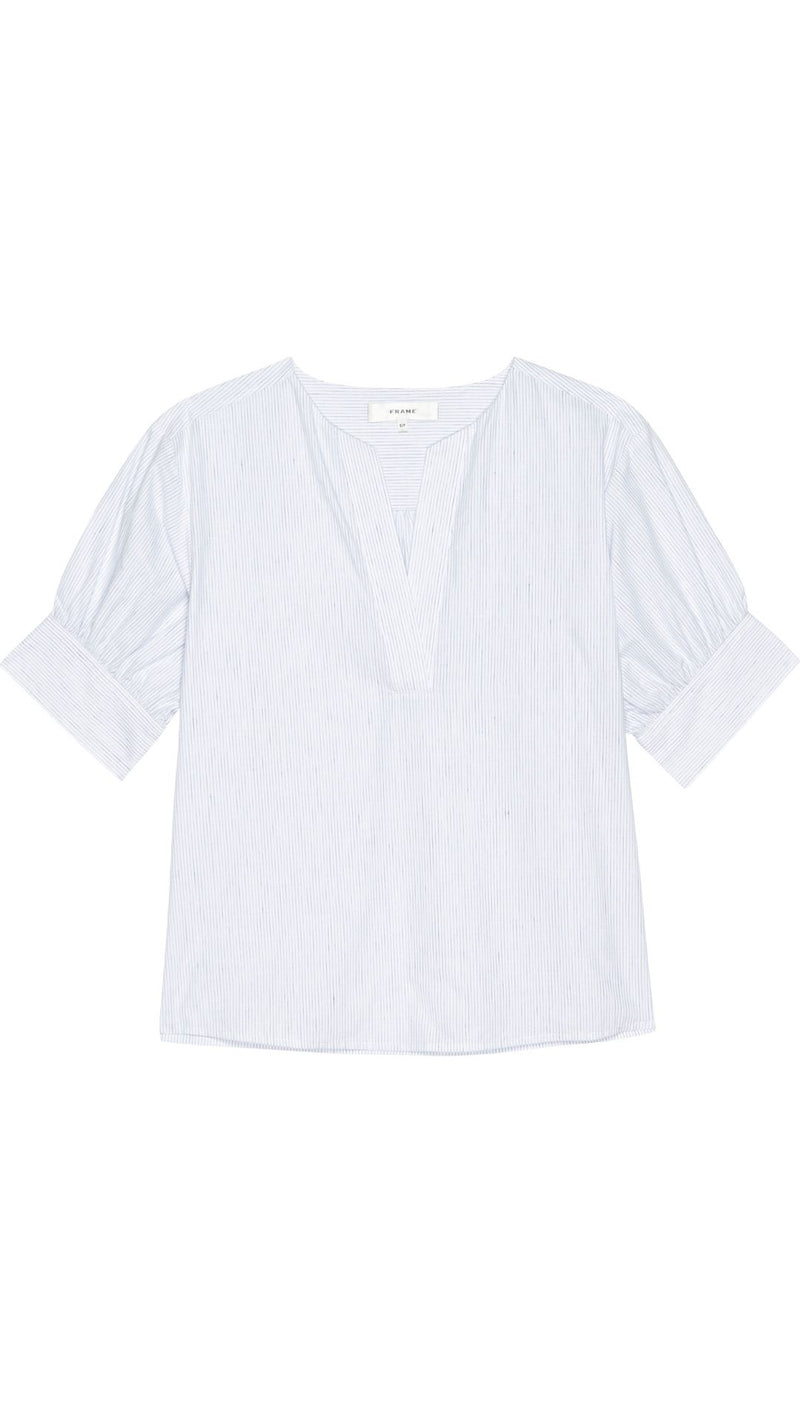 V-Neck Popover-Tops/Blouses-Uniquities