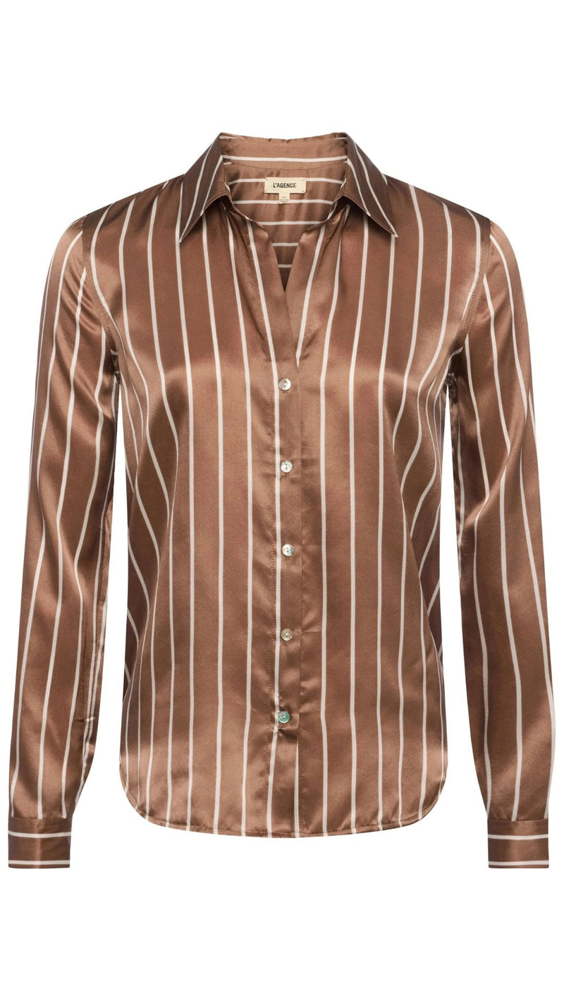 Tyler Long Sleeve Blouse-Tops/Blouses-Uniquities