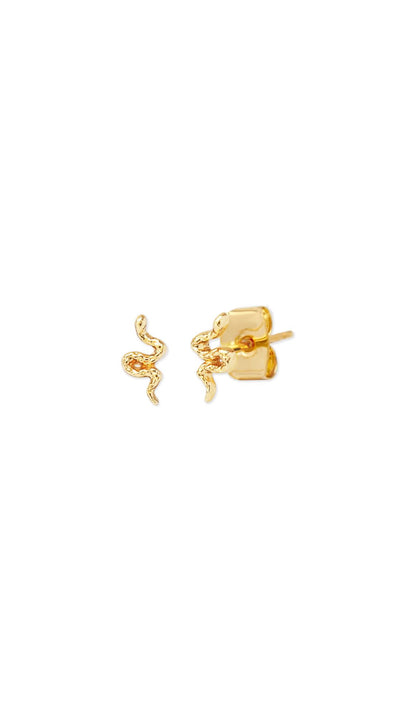 Modern Snake Stud-Jewelry-Uniquities
