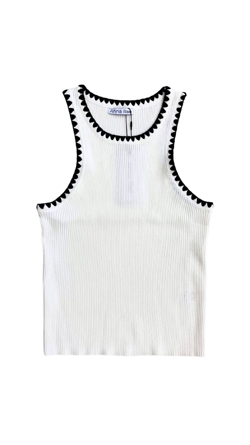 Milly Stitch Tank-Tops/Blouses-Uniquities