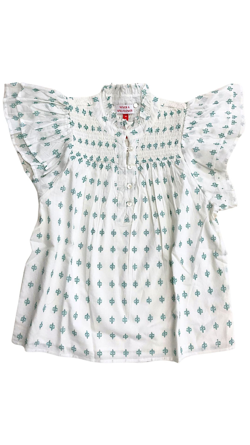 Smocked Top-Tops/Blouses-Uniquities