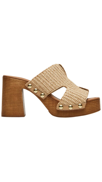 Sunkissed Raffia Platform Shoes Steve Madden 