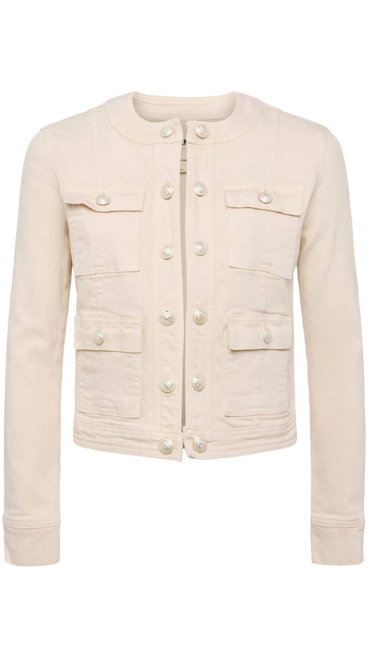 Yari Collarless Jacket-Jackets-Uniquities